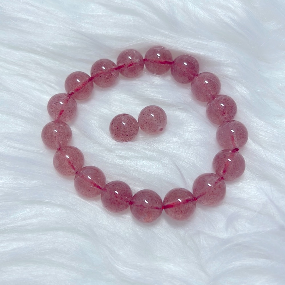 Strawberry crystal bracelet